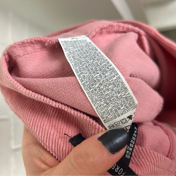 Forever 21 Pink Ribbed Corduroy Mini Skirt Size M - Picture 4 of 6